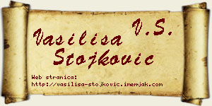 Vasilisa Stojković vizit kartica